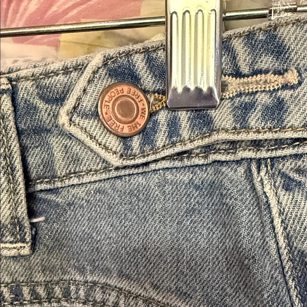 We The Free Light Blue Jean Shorts - Picture 9 of 15